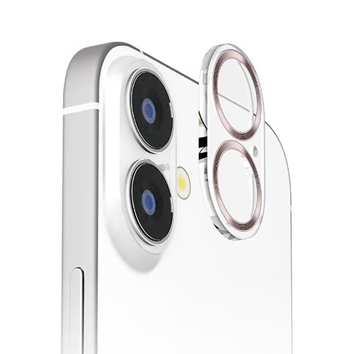 PGA PG-24ACLG11GD クリア/ゴールド iPhone16/16Plus用 カメラフルプロテクター