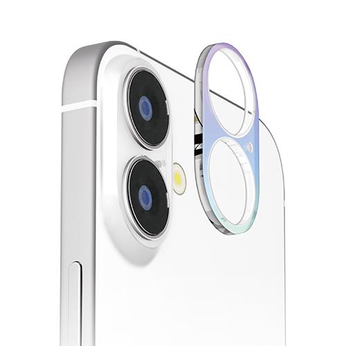PGA PG-24ALGD02AR オーロラ iPhone16/16Plus用 カメラレンズフレーム
