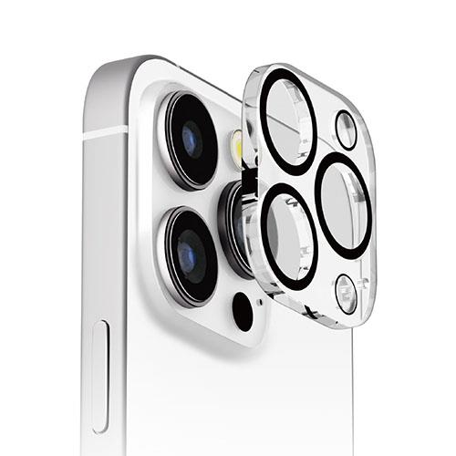 PGA PG-24BCLG02CL クリア iPhone16Pro/16ProMax用 カメラフルプロテクター 角割れ防止