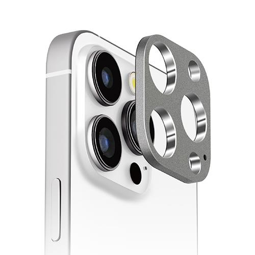 PGA PG-24BLGD05SV アルミ/シルバー iPhone16Pro/16ProMax用 カメラレンズフレーム