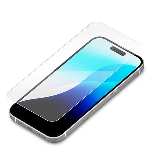 PGA PG-24DGL02BL ブルーライトカット/高透明 iPhone16ProMax用 液晶保護ガラス