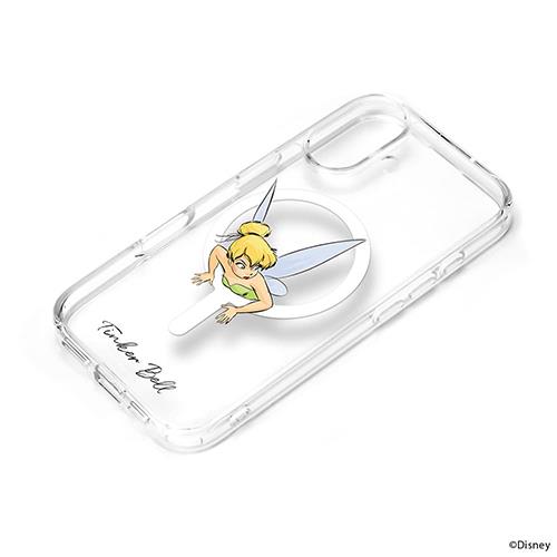 PGA PG-D24AMGPT02TNK ティンカー・ベル iPhone 16用 MagSafe対応 ハイブリッドケース ディズニーキャラクター