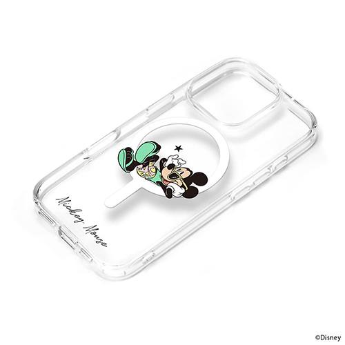 PGA PG-D24BMGPT01MKY ミッキーマウス iPhone 16 Pro用 MagSafe対応 ハイブリッドケース ディズニーキャラクター