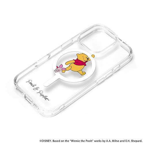 PGA PG-D24BMGPT04POO くまのプーさん iPhone 16 Pro用 MagSafe対応 ハイブリッドケース ディズニーキャラクター