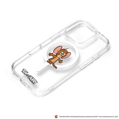 PGA PG-W24BMGPT01JER ジェリー iPhone 16 Pro用 MagSafe対応 ハイブリッドケース トムとジェリー