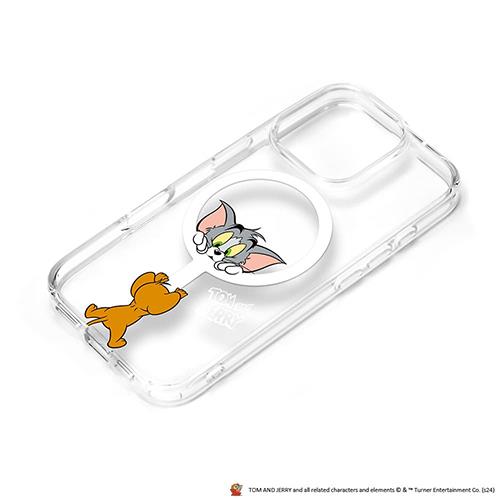 PGA PG-W24BMGPT02TAJ トムとジェリー iPhone 16 Pro用 MagSafe対応 ハイブリッドケース