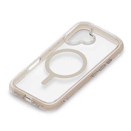 PGA PG-24AMGPTA02BE モカ iPhone16用 MagSafe対応 エアクッションケース