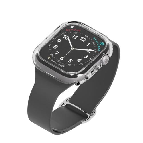 PGA PG-AWTP42CL Apple Watch Series 10 42mm用 ガラスハイブリッドケース 強化ガラス