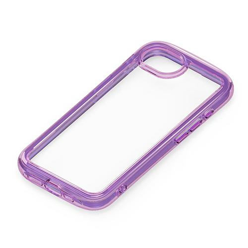 PGA PG-25KAR05PP ネオンパープル iPhone 16e用 エアクッションケース ネオン 背面ケース