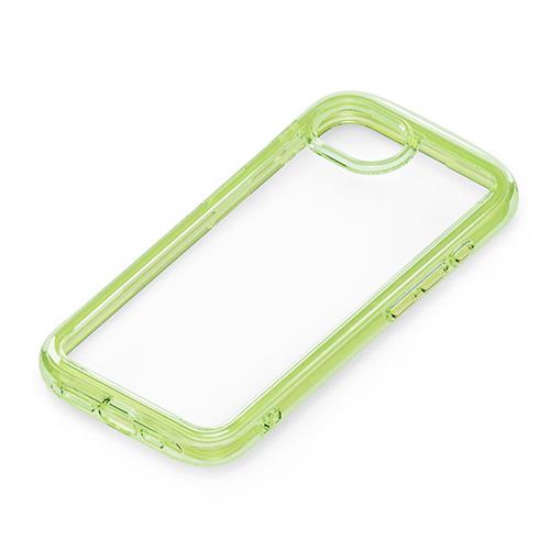 PGA PG-25KAR06GR ネオングリーン iPhone 16e用 エアクッションケース ネオン 背面ケース