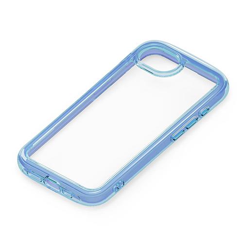 PGA PG-25KAR07BL ネオンブルー iPhone 16e用 エアクッションケース ネオン 背面ケース