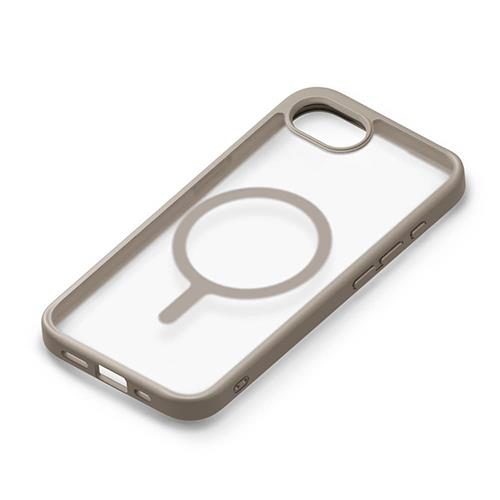 PGA PG-25KMH04BE マットベージュ iPhone 16e用 MagSafe対応 ハイブリッドケース 背面ケース