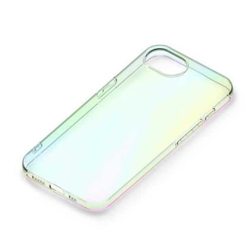 PGA PG-25KTP02AR オーロラ iPhone 16e用 ソフトケース 背面ケース