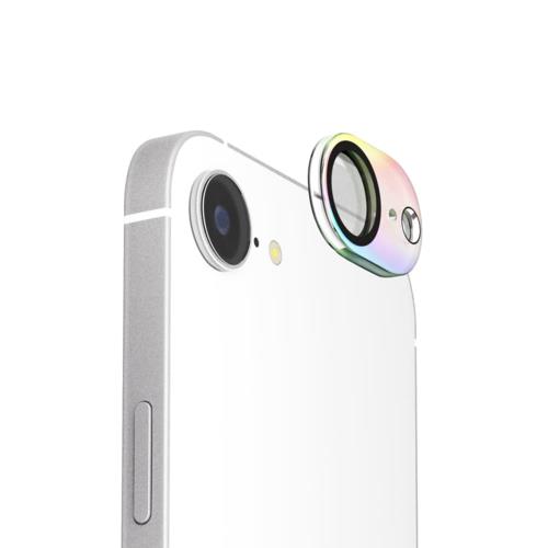 PGA PG-25KCLG14AR オーロラ iPhone 16e用 カメラフルプロテクター カメラプロテクター