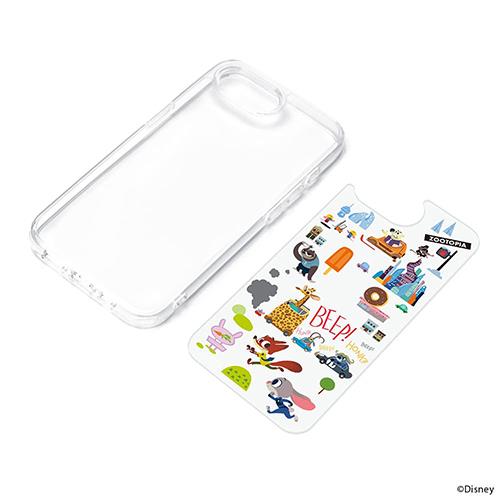 PGA PG-D25KPT04ZTP ズートピア iPhone 16e用 クリアハイブリッドケース Disneyケース