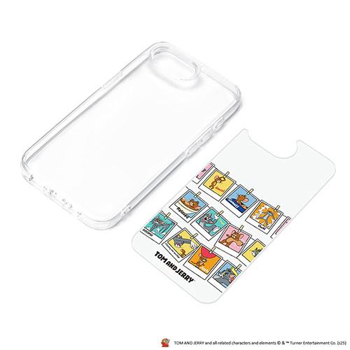 PGA PG-W25KPT01TAJ トムとジェリー/A iPhone 16e用 クリアハイブリッドケース Warner Bros.ケース