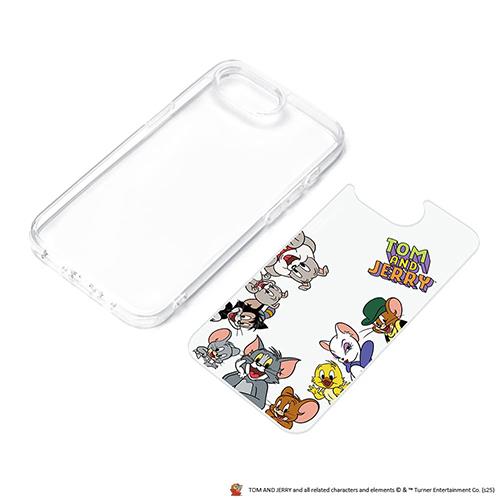 PGA PG-W25KPT03TAJ トムとジェリー/C iPhone 16e用 クリアハイブリッドケース Warner Bros.ケース
