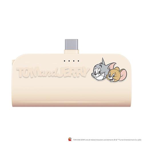 PGA PG-DLB50C06TAJ トムとジェリー USB Type-C 直挿しモバイルバッテリー 5000mAh/PD20W
