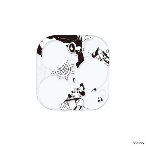 PGA PG-D24BCLG01MKY 蒸気船ウィリー iPhone 16 Pro/16 Pro Max/15 Pro/15 Pro Max用 カメラフルプロテクター ディズニー
