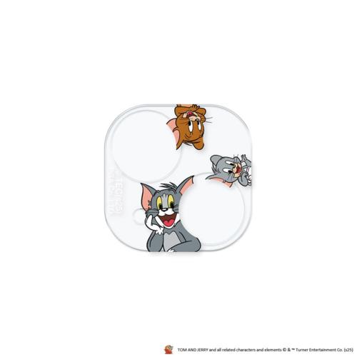PGA PG-W23ACLG11TAJ トムとジェリー iPhone 15/15 Plus/14/14 Plus用 カメラフルプロテクター