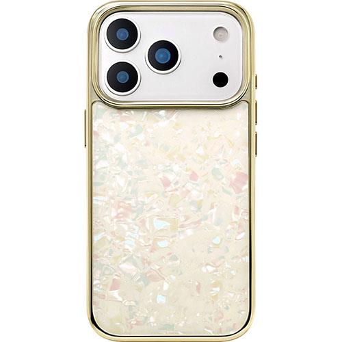 UNiCASE(ユニケース) Glass Shell Case gold for iPhone17 Proケース UNI-CSIP25MP-0GSGD