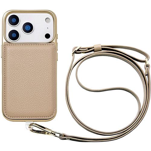 UNiCASE(ユニケース) Cross Body Case Duo greige for iPhone17 Proケース UNI-CSIP25MP-2CBGG