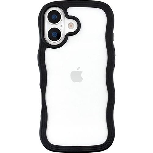 UNiCASE(ユニケース) Wavy Case black for iPhone17ケース UNI-CSIP25M-5WCBK