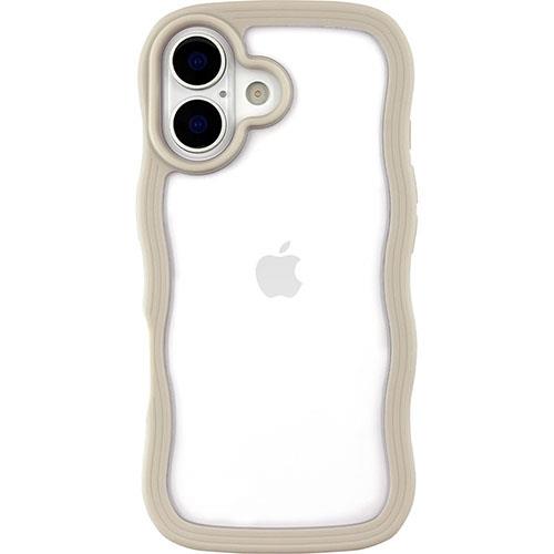 UNiCASE(ユニケース) Wavy Case greige for iPhone17ケース UNI-CSIP25M-5WCGG