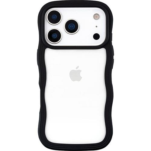 UNiCASE(ユニケース) Wavy Case black for iPhone17 Proケース UNI-CSIP25MP-5WCBK