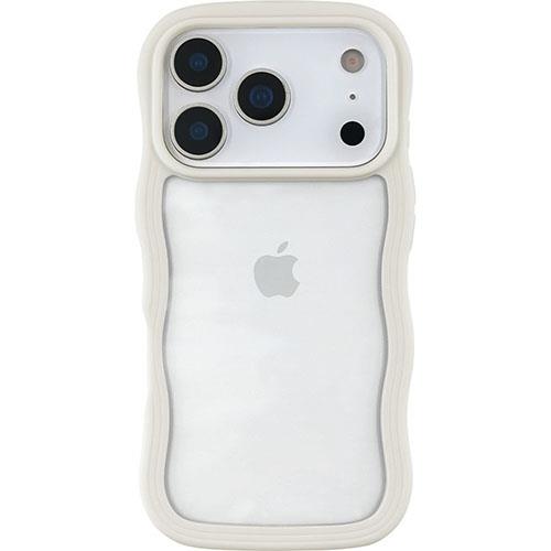 UNiCASE(ユニケース) Wavy Case ivory for iPhone17 Proケース UNI-CSIP25MP-5WCIV