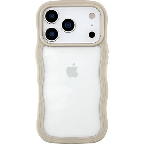 UNiCASE(ユニケース) Wavy Case greige for iPhone17 Proケース UNI-CSIP25MP-5WCGG