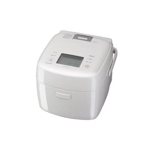 三菱(MITSUBISHI) NJ-SE06H-W 白亜麻 IHジャー炊飯器 炭炊釜 3.5合 備長炭 炭炊釜