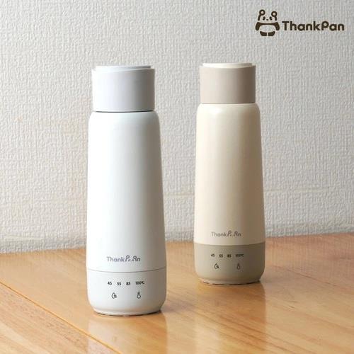 サンコー(Thanko) 電気で沸かせて保温「ボトルケトル」 蓋を閉めたまま沸かせる 約300ml ホワイト ※ホワイト色1個のお届けです