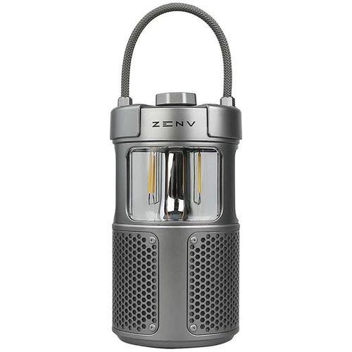 キョウハヤ JKBTF1-SL メタリックシルバー ZENV アウトドア Bluetoothサウンドライト フルレンジスピーカー 三脚付き IPX6防水 TWS機能