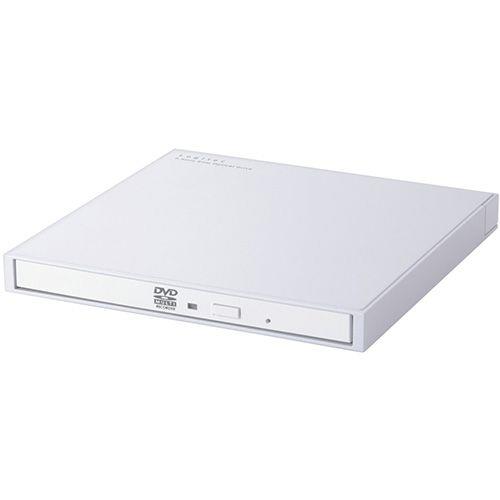 ロジテック(LOGITEC) LDR-PXA8CU2LWH ﾎﾜｲﾄ 外付け DVDﾄﾞﾗｲﾌﾞ CD / DVD USB 2.0 Type-Cｹｰﾌﾞﾙ付属 書込み/再生 ﾊﾞｽﾊﾟﾜｰ M-DISC対応 超薄型