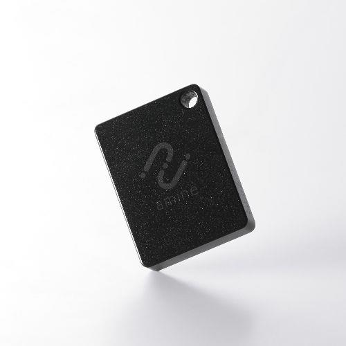 ロジテック(LOGITEC) LGT-NNTG1BKA ブラック スマートタグ 紛失防止 小型 電池寿命最大5年 使い切りタイプ 防水・防塵 IP68 耐衝撃 アラーム機能付き amine