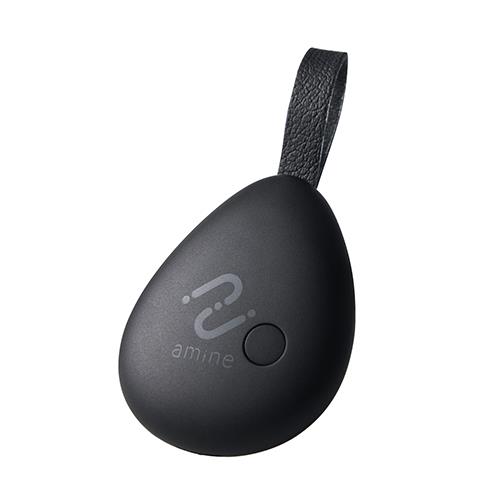 ロジテック(LOGITEC) LGT-BETG2BKA ブラック スマートタグ Apple「探す」対応 iPhone/iPad 紛失防止タグ 小型 軽量5.8g ストラップ一体 電池交換CR2032