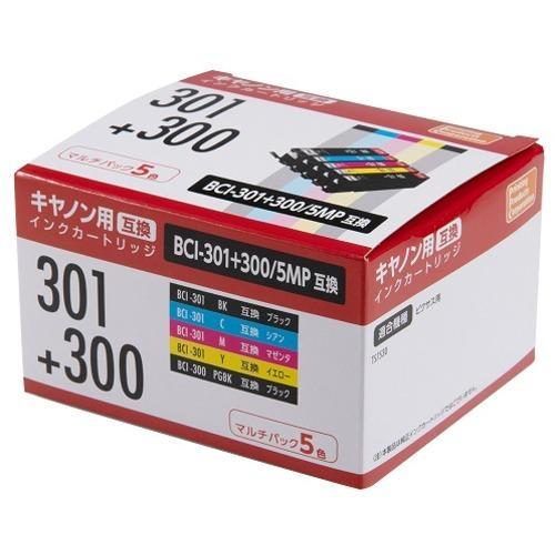 PPC(ピーピーシー) PP-YC301-5P キャノン用互換インク 5色セット
