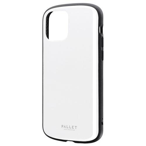 MSソリューションズ LP-IM20PLAWH ホワイト iPhone 12 Pro/12用 超軽量･極薄･耐衝撃ハイブリッドケース