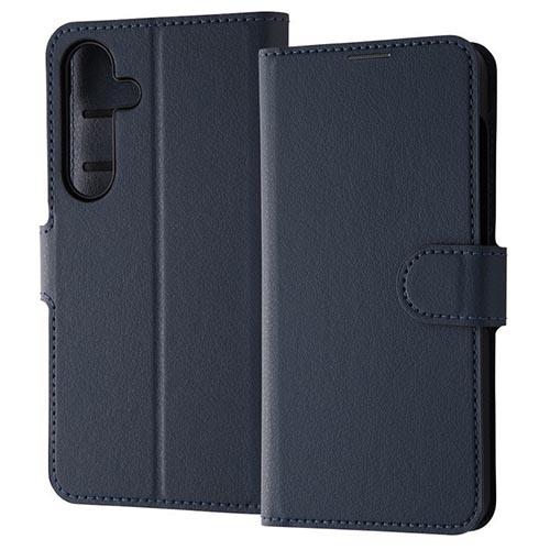 ray-out(レイ・アウト) RT-GS24ELC1/DN ダークネイビー Galaxy S24用 Like standard 手帳型レザーケース