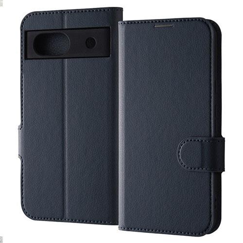 ray-out(レイ・アウト) RT-GP8AELC1/DN ダークネイビー Google Pixel 8a用 耐衝撃 手帳型レザーケース マグネット