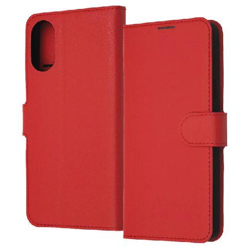 ray-out(レイ・アウト) RT-RXP10M6ELC1/R レッド Xperia 10 VI用 手帳型レザーケース Like standard 耐衝撃 シンプル マグネット