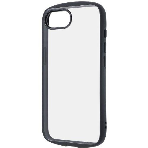 ray-out(レイ・アウト) RT-P50CMD1/B ブラック iPhone 16e用 Like standard Puffull 耐衝撃 バンパー ハイブリッドケース