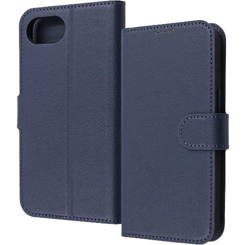ray-out(レイ・アウト) RT-P50ELC1/DN ダークネイビー iPhone 16e用 Like standard 耐衝撃 マグネットベルト シンプル 手帳型レザーケース