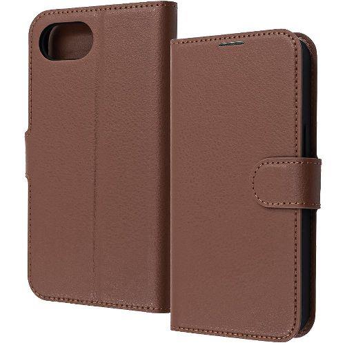 ray-out(レイ・アウト) RT-P50ELC1/DK ブラウン iPhone 16e用 Like standard 耐衝撃 マグネットベルト シンプル 手帳型レザーケース