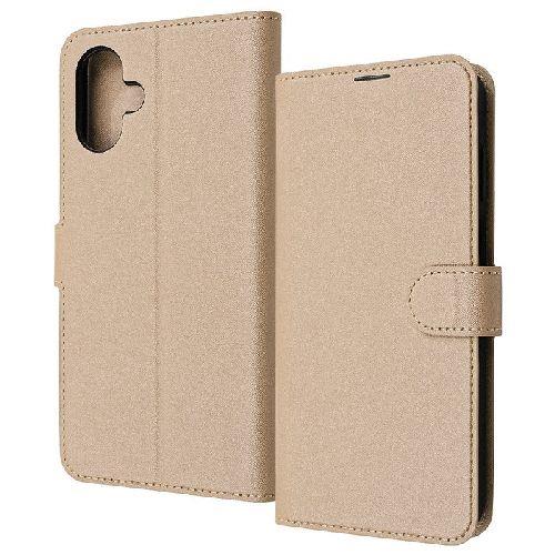 ray-out(レイ・アウト) RT-GA25ELC1/BE シャイニーベージュ Galaxy A25 5G用 Like standard 耐衝撃 マグネットベルト シンプル 手帳型レザーケース