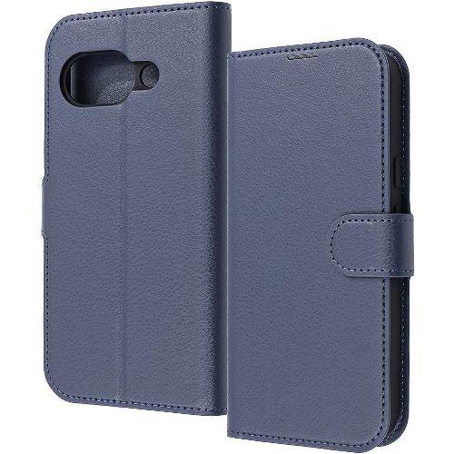 ray-out(レイ・アウト) RT-GP9AELC1/DN ダークネイビー Google Pixel 9a用 Like standard 耐衝撃 マグネットベルト ｼﾝﾌﾟﾙ 手帳型ﾚｻﾞｰｹｰｽ 横開きﾀｲﾌﾟ