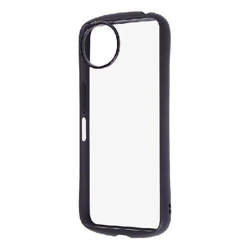 ray-out(レイ・アウト) RT-AQL3CMD1/B ブラック AQUOS wish5用 Like standard Puffull 耐衝撃 バンパー ハイブリッドケース