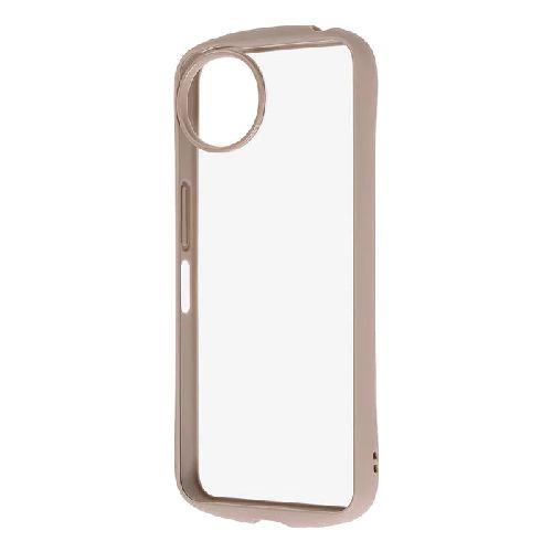 ray-out(レイ・アウト) RT-AQL3CMD1/BE ベージュ AQUOS wish5用 Like standard Puffull 耐衝撃 バンパー ハイブリッドケース