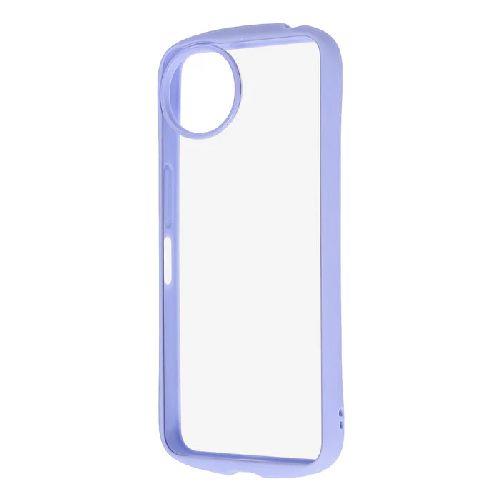 ray-out(レイ・アウト) RT-AQL3CMD1/PA ペールブルー AQUOS wish5用 Like standard Puffull 耐衝撃 バンパー ハイブリッドケース